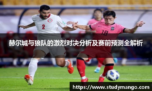 赫尔城与狼队的激烈对决分析及赛前预测全解析