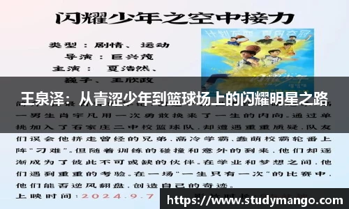 王泉泽：从青涩少年到篮球场上的闪耀明星之路